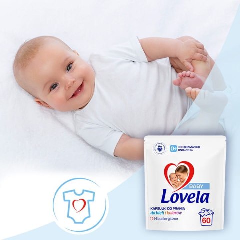 LOvELA BABY UNIWERSALNE KAPSUŁKI DO PRANIA 60 SZTUK LOvELA BABY UNIWERSALNE KAPSUŁKI DO PRANIA 60 SZTUK