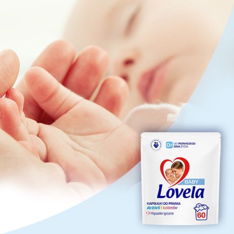 LOvELA BABY UNIWERSALNE KAPSUŁKI DO PRANIA 60 SZTUK LOvELA BABY UNIWERSALNE KAPSUŁKI DO PRANIA 60 SZTUK