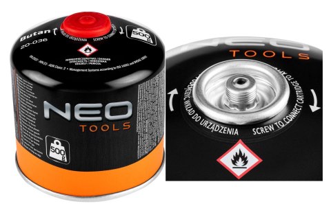 NABÓJ Z GAZEM BUTAN 500G, NAKRĘCANY NABÓJ Z GAZEM BUTAN 500G, NAKRĘCANY