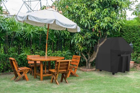 POKROWIEC NA GRILL OGRODOWY 147x61x122CM