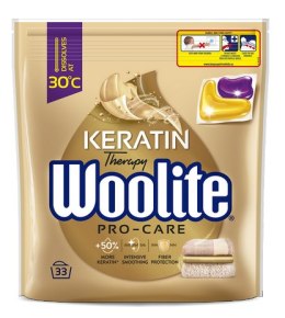 WOOLITE ŻELOWE KAPSUŁKI DO PRANIA Z KERATYNĄ PRO-CARE 33 SZT.