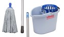 ZESTAW SUPERMOP WIADRO & WYCISKARKA + KIJ DO SUPERMOP + WKŁAD ANTYBAKTERYJNY SUPERMOP AG NIEBIESKI