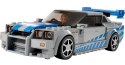 76917 - LEGO SPEED CHAMPIONS - NISSAN SKYLINE GT-R (R34) Z FILMU „ZA SZYBCY, ZA WŚCIEKLI"
