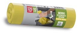 AZ WORKI DO SEGREGACJI ODPADÓW METAL PLASTIK 120L 10SZT ŻÓŁTE