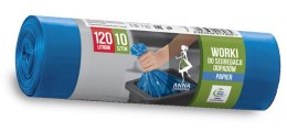 AZ WORKI DO SEGREGACJI ODPADÓW PAPIER 120L 10SZT NIEBIESKIE