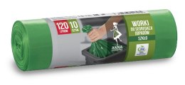 AZ WORKI DO SEGREGACJI ODPADÓW SZKŁO 120L 10SZT ZIELONE