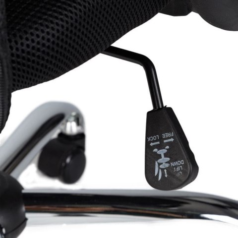 FOTEL BIUROWY OBROTOWY WENTYLOWANY / CZARNY / MESH