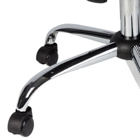 FOTEL BIUROWY OBROTOWY WENTYLOWANY / CZARNY / MESH