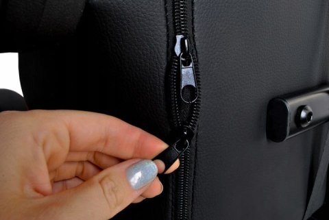 FOTEL BIUROWY OBROTOWY GAMINGOWY / CZARNO - NIEBIESKI / MALATEC