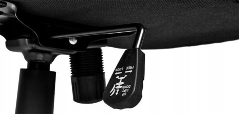 FOTEL BIUROWY SKÓRA EKO MALATEC / CZARNY