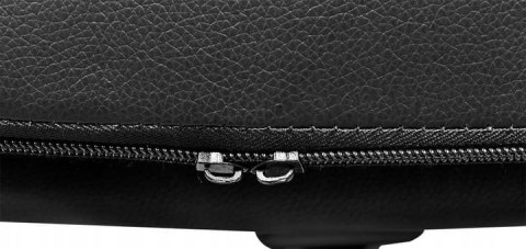 FOTEL BIUROWY SKÓRA EKO MALATEC / CZARNY