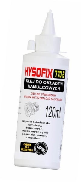 KLEJ DO OKŁADZIN HAMULCOWYCH HYSOFIX 770-2 - 120 ML