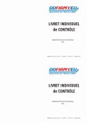 KSIĄŻKA CZASU PRACY KIEROWCY FRANCJA - LIVRET INDIVIDUEL DE CONTROLE - 30 SZT.