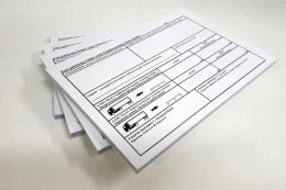 KWIT PALETOWY A5 100 KARTEK - SAMOKOPIUJĄCY - 10 KPL.