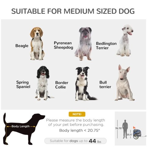 PRZYCZEPKA ROWEROWA DLA ZWIERZĄT PAKO D00-098BU