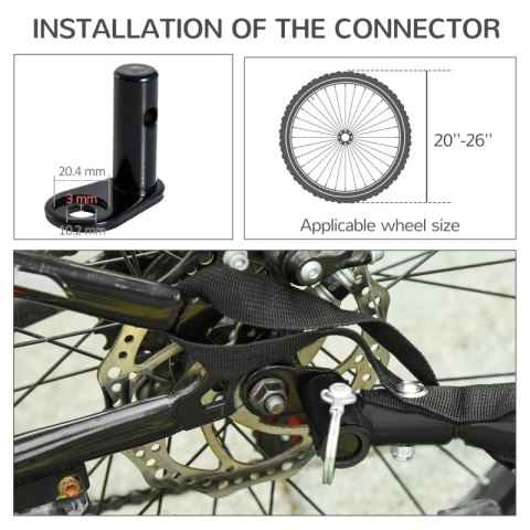 PRZYCZEPKA ROWEROWA DLA ZWIERZĄT PAKO D00-098BU