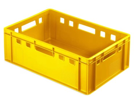 SKRZYNKA E2 - 600x400x200MM ŻÓŁTA