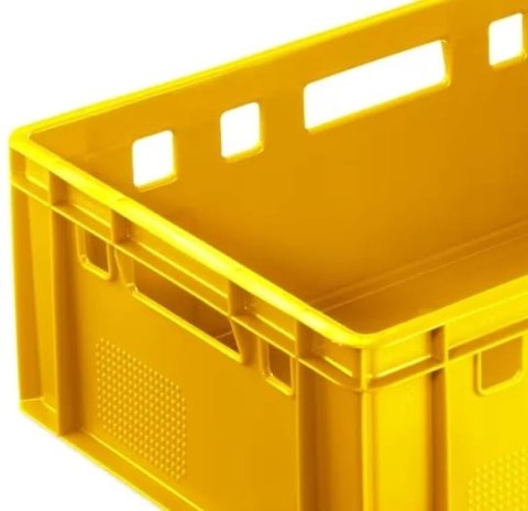 SKRZYNKA E2 - 600x400x200MM ŻÓŁTA