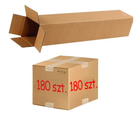 TUBA KARTONOWA 80x80x320MM 3W 400G/M2 - 180 SZT.