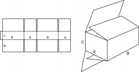 TUBA KARTONOWA 80x80x320MM 3W 400G/M2 - 20 SZT.