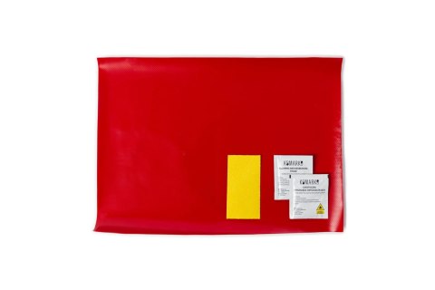 ZESTAW NAPRAWCZY DO ŁATANIA PLANDEK 45x32CM CZERWONY