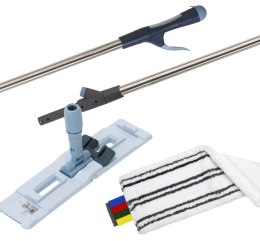 ZESTAW SPRAYPRO INOx - SYSTEM NATRYSKOWY + ULTRASPEED PRO UCHWYT DO MOPA 40 CM + ULTRASPEED PRO MICROLITE (MOP Z PASKAMI DO KODO