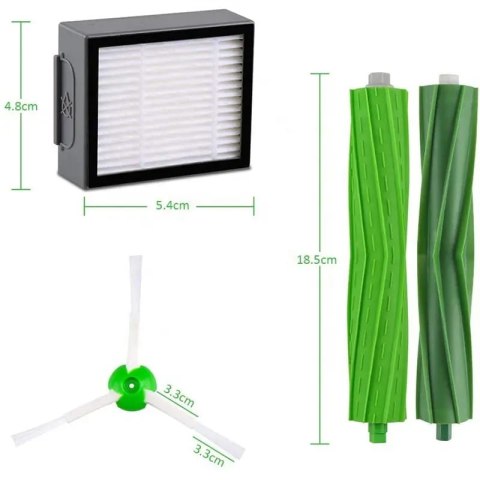 ZESTAW SZCZOTEK I FILTRÓW DO IROBOT ROOMBA SERII E/I/J