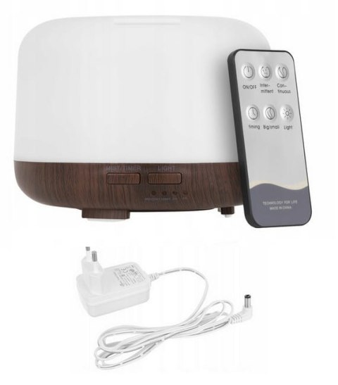 DYFUZOR ZAPACHOWY - NAWILŻACZ LED Z PILOTEM N11056