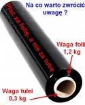 FOLIA STRETCH RĘCZNA 1,5 KG BRUTTO / 50CM / 23µ