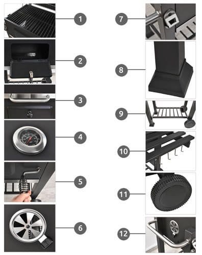 GRILL OGRODOWY G5011