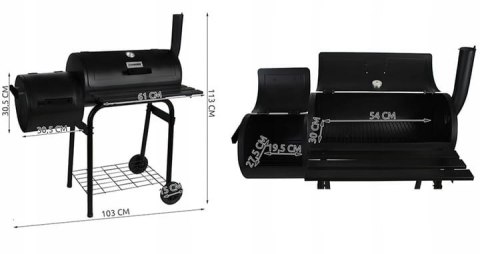 GRILL Z WĘDZARKĄ G5165