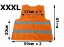 KAMIZELKA ODBLASKOWA POMARAńCZOWA (2XL)