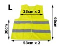 KAMIZELKA ODBLASKOWA ŻÓŁTA (2XL)