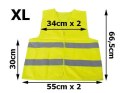 KAMIZELKA ODBLASKOWA ŻÓŁTA (XL)
