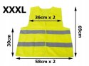KAMIZELKA ODBLASKOWA ŻÓŁTA (XL)