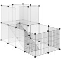 KOJEC PIĘTROWY DLA MAŁYCH ZWIERZĄT 140 CM x 70 CM x 90 CM PAKO D51-259