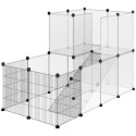 KOJEC PIĘTROWY DLA MAŁYCH ZWIERZĄT 140 CM x 70 CM x 90 CM PAKO D51-259