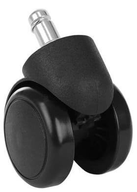 KÓŁKA DO FOTELA BIUROWEGO - 5SZT - CZARNE