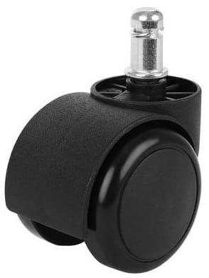 KÓŁKA DO FOTELA BIUROWEGO - 5SZT - CZARNE