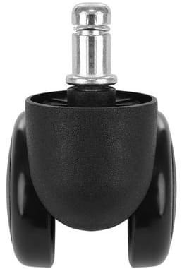 KÓŁKA DO FOTELA BIUROWEGO - 5SZT - CZARNE