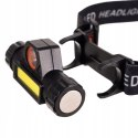 LATARKA CZOŁOWA LED USB L18371