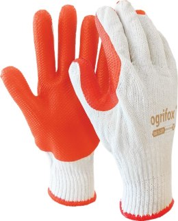 RĘKAWICE BRUKARSKIE / BIAŁO-POMARAńCZOWE / ROZMIAR: 10 - XL / OX-ORANGINA