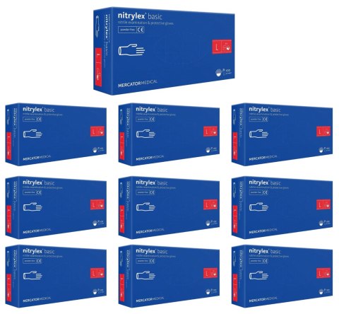 RĘKAWICE NITRYLOWE 100 SZT. NITRYLEx BASIC DARK BLUE - 10 KPL. (XS 5-6) RĘKAWICE NITRYLOWE 100 SZT. NITRYLEx BASIC DARK BLUE - 10 KPL. (XS 5-6)