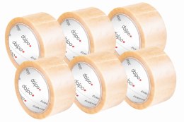 TAŚMA PAKOWA DALPO TRANSPARENT AKRYL 48/60Y - 6 SZT.