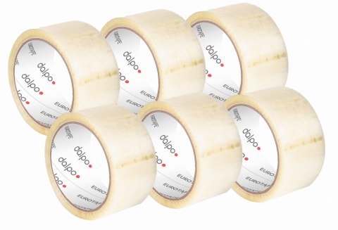 TAŚMA PAKOWA DALPO TRANSPARENT KAUCZUK 48/60Y - 36 SZT. TAŚMA PAKOWA DALPO TRANSPARENT KAUCZUK 48/60Y - 36 SZT.