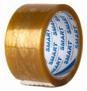 TAŚMA PAKOWA SMART TRANSPARENT KAUCZUK NATURALNY (SOLVENT) 48/50Y - 6 SZT.