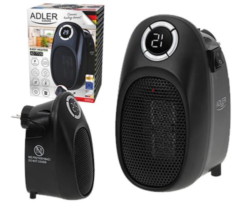TERMOWENTYLATOR - EASY HEATER 1500W ADLER AD 7726 TERMOWENTYLATOR - EASY HEATER 1500W ADLER AD 7726