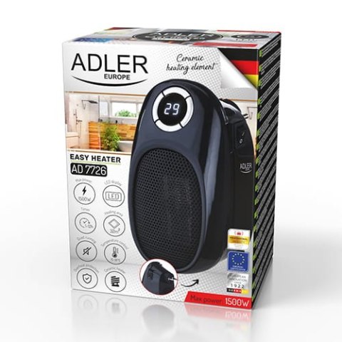 TERMOWENTYLATOR - EASY HEATER 1500W ADLER AD 7726 TERMOWENTYLATOR - EASY HEATER 1500W ADLER AD 7726