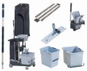 ZESTAW WÓZEK VOLEO PRO STANDARD (WIADRO 15L+20L + WOREK + PRASA + KIJ + UCHWYT + MOP)