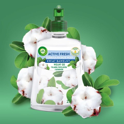 AIR WICK ACTIvE FRESH WKŁAD KWIAT BAWEŁNY/FRESH COTTON 228 ML AIR WICK ACTIvE FRESH WKŁAD KWIAT BAWEŁNY/FRESH COTTON 228 ML